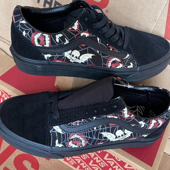 Vans Old Glow Frights Black/Black Men’s - Picture 11 of 16